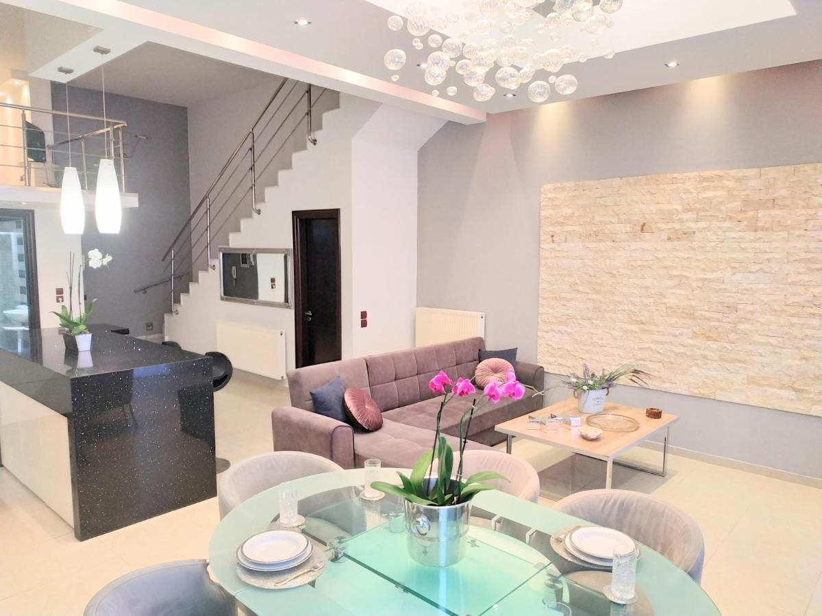 Luxury Apartment With Sea View Near Kallithea Koskinou  Ngoại thất bức ảnh