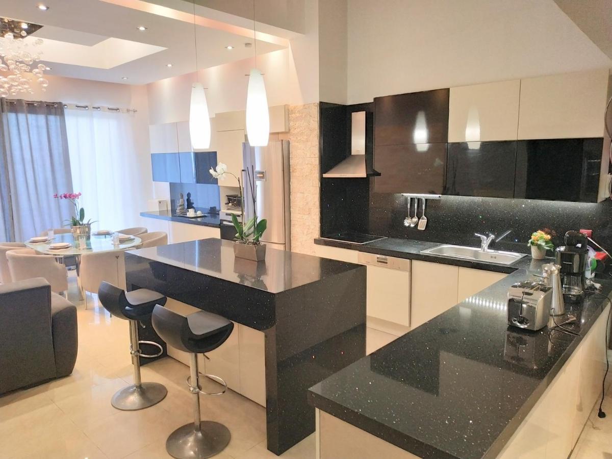 Luxury Apartment With Sea View Near Kallithea Koskinou  Ngoại thất bức ảnh