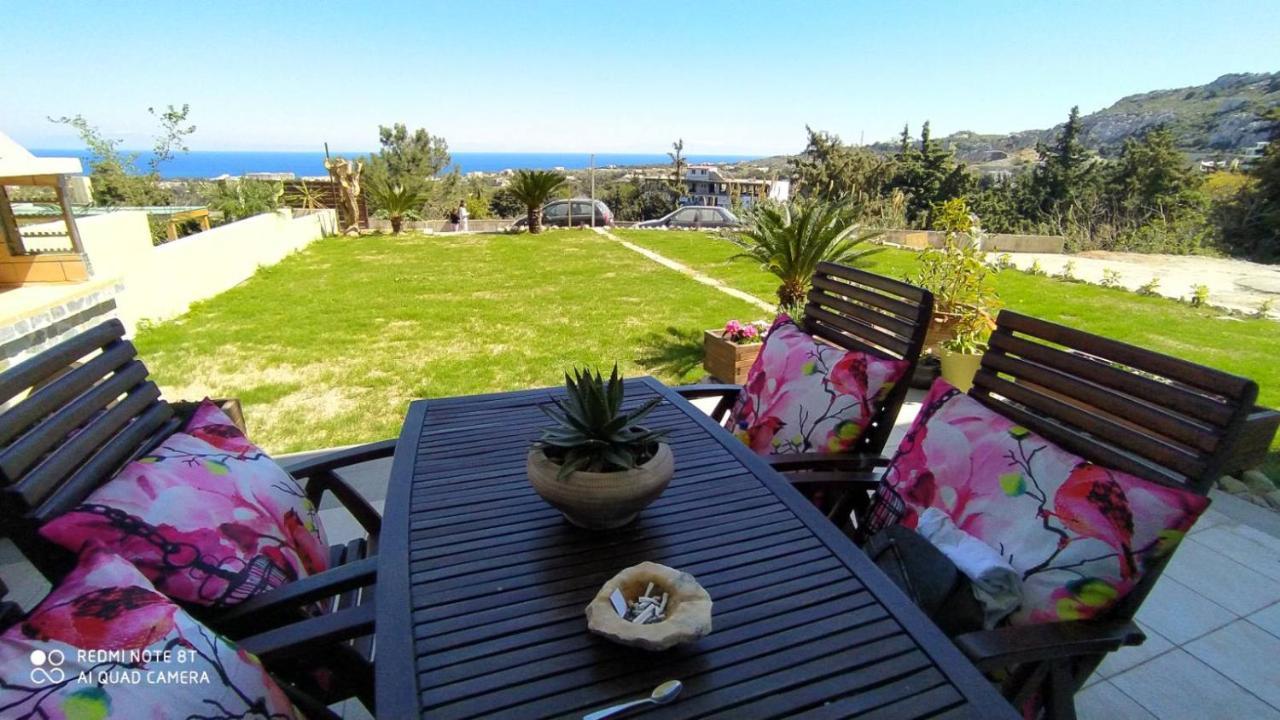 Luxury Apartment With Sea View Near Kallithea Koskinou  Ngoại thất bức ảnh